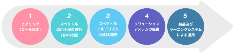スペクトルコンサルティングの流れ